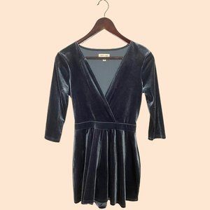 2 for $30 Silence and Noise mini velvet romper